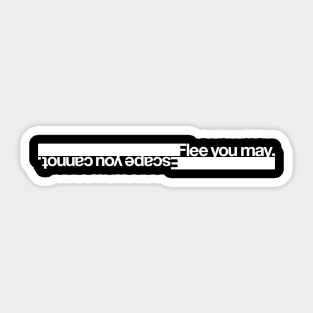 FLEE...(INTERNATIONAL STYLE VERSION) Sticker